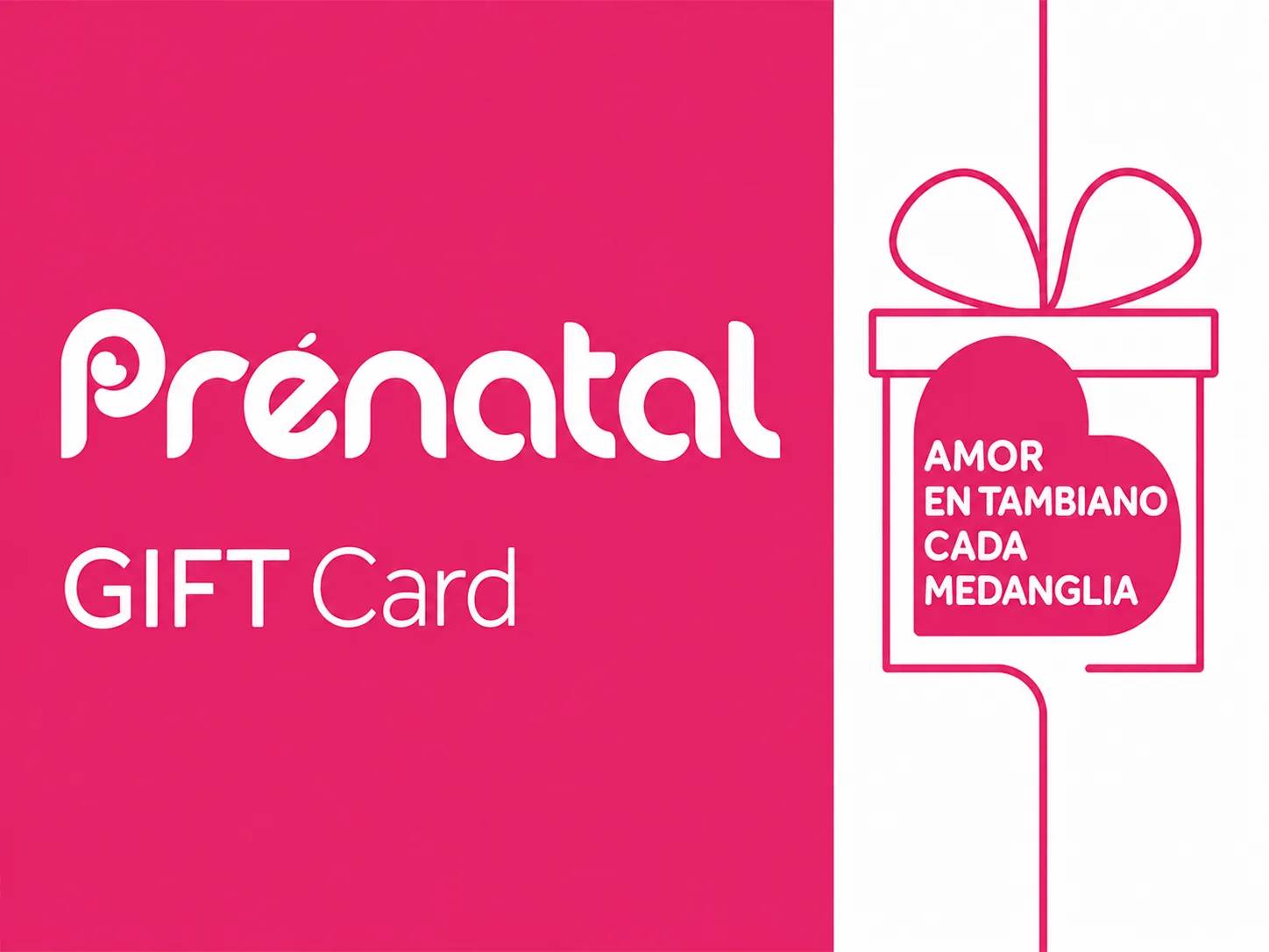 Cartão Presente Prenatal