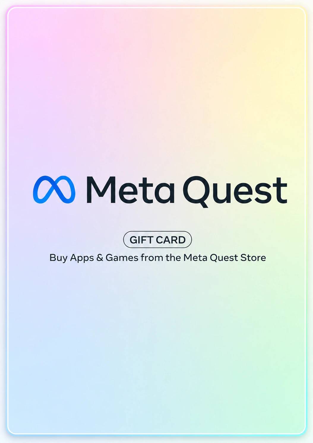 Cartão Presente Meta Quest