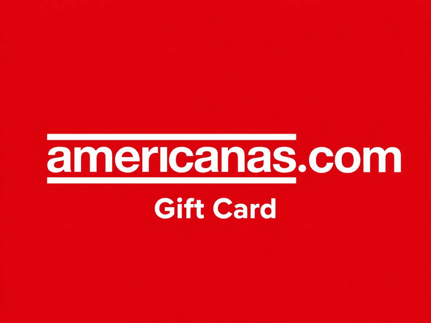 Americanas Geschenkkarte