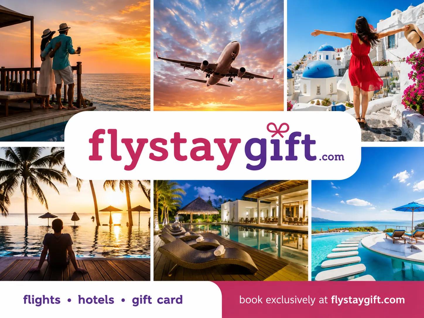 Cartão Presente TripGift FlyStayGift