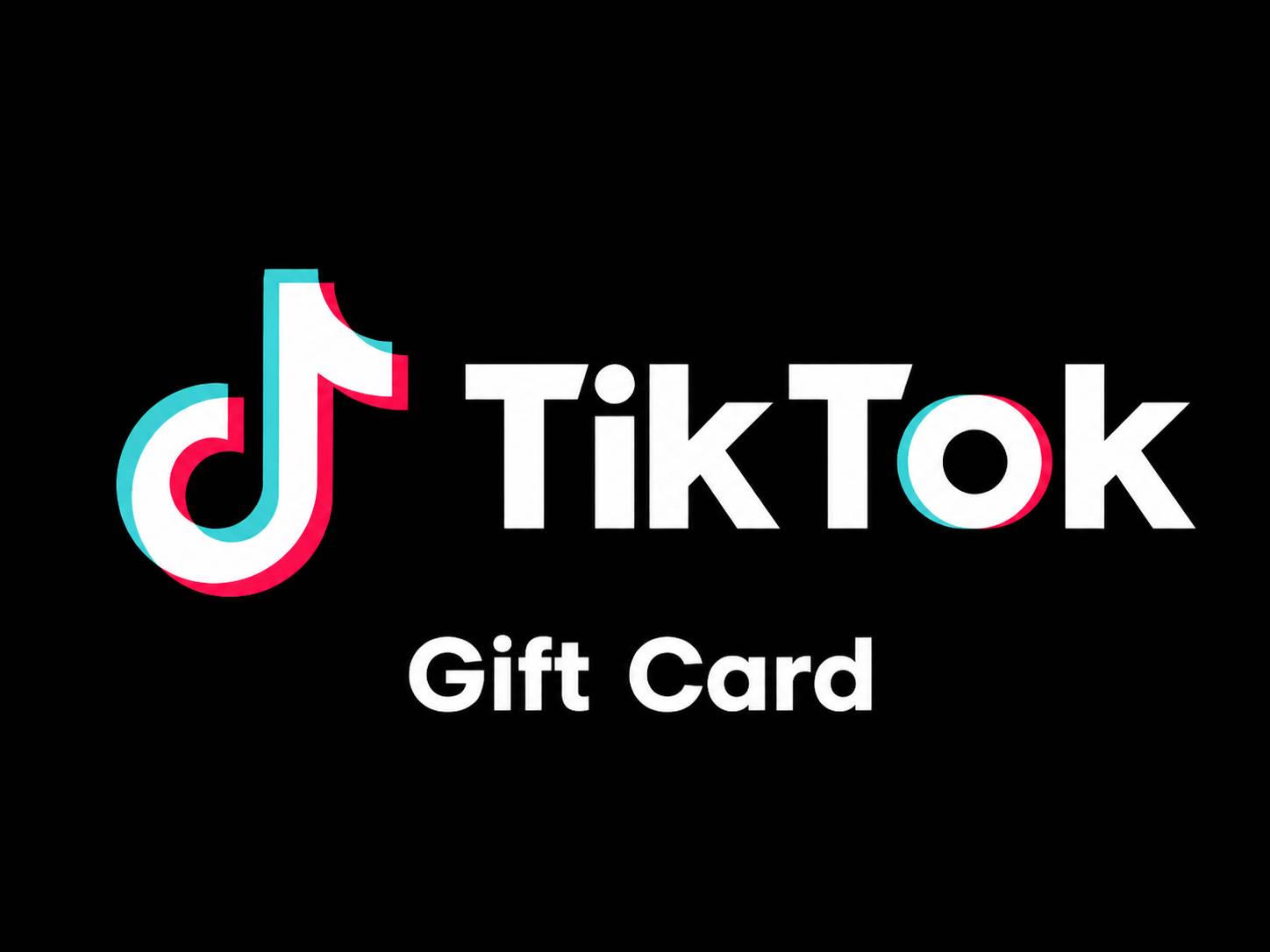 TikTok Geschenkkarte