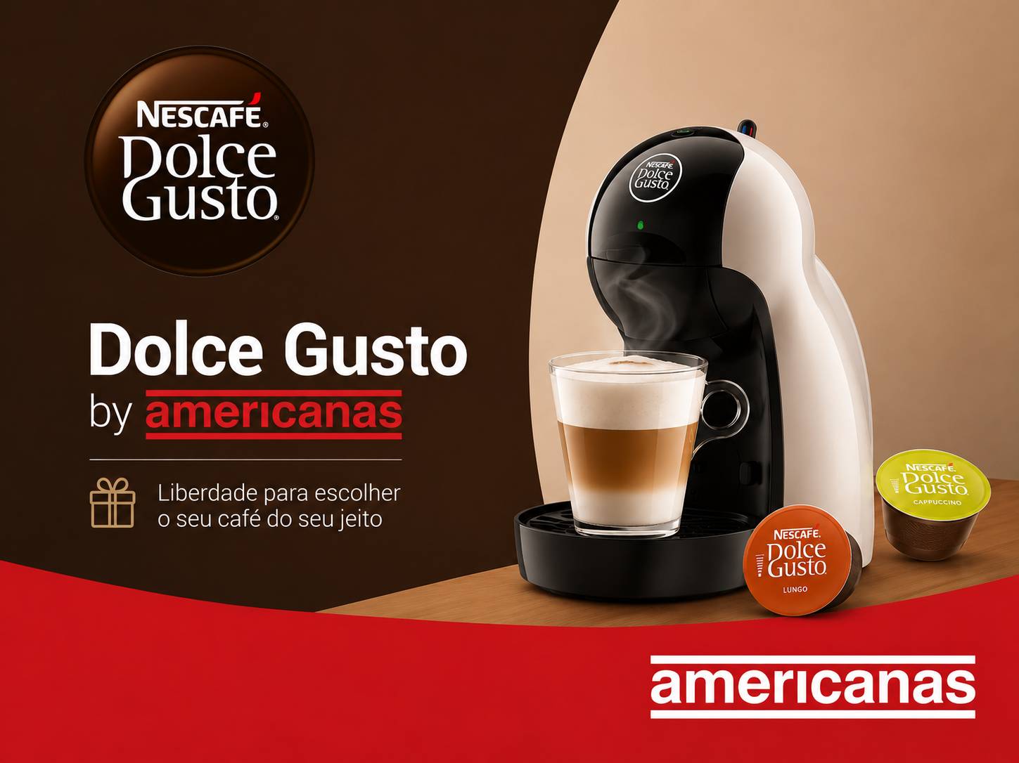 Dolce Gusto by Americanas Geschenkkarte