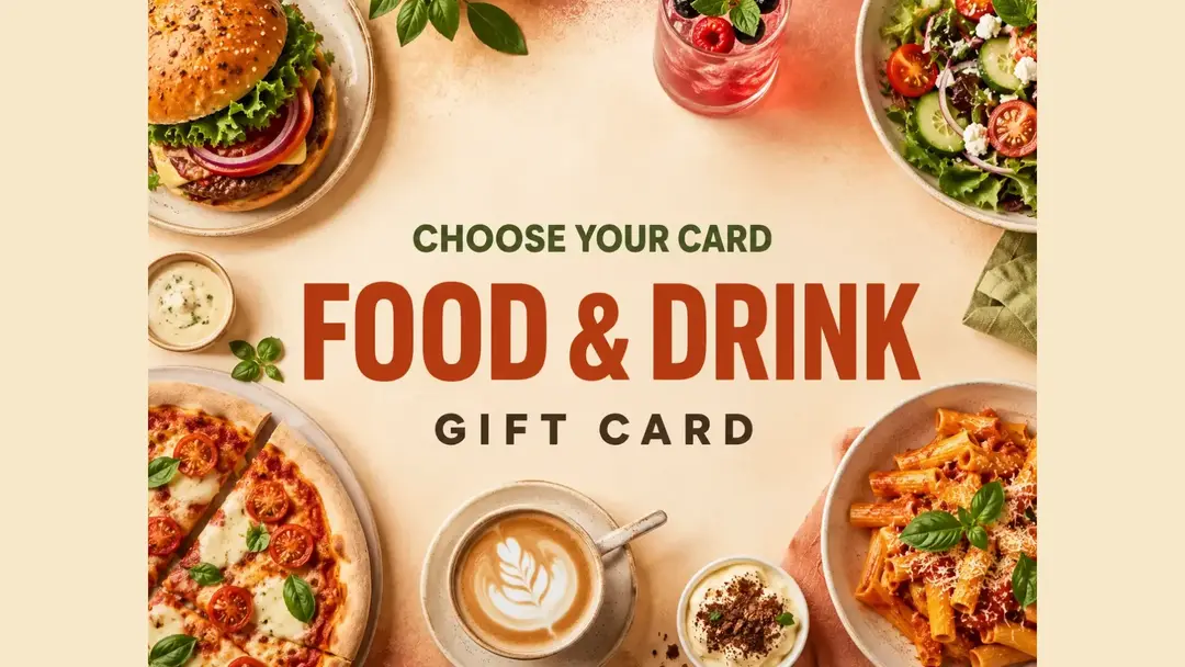 Kartu Hadiah Makanan & Minuman Pilih Kartu