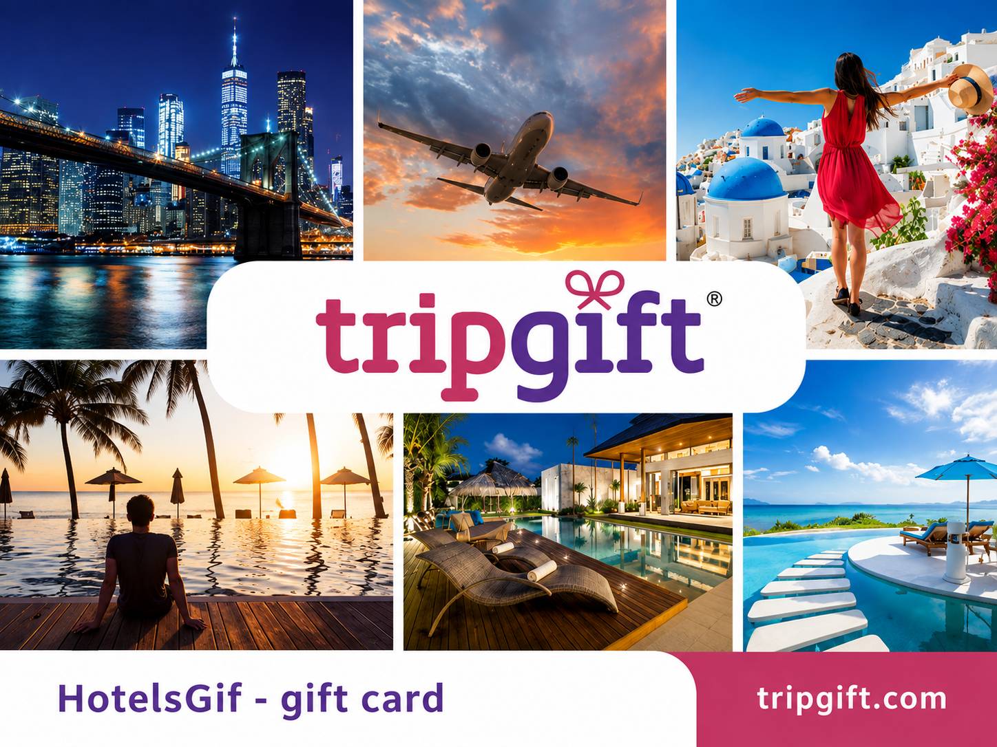 Cartão Presente TripGift HotelsGift