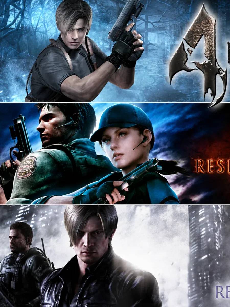 Pacote Triplo Resident Evil - Resident Evil 4 + Resident Evil 5 + Resident Evil 6